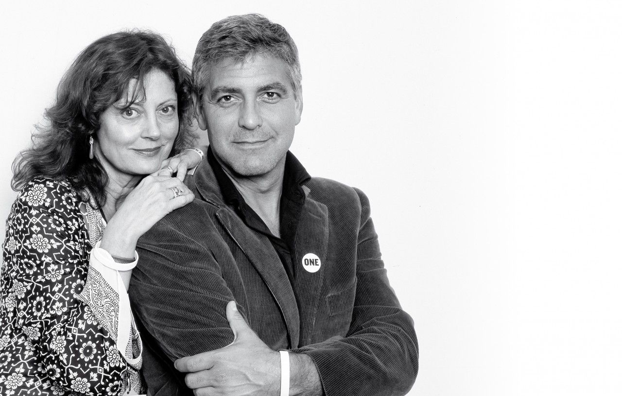 Susan Sarandon & George Clooney